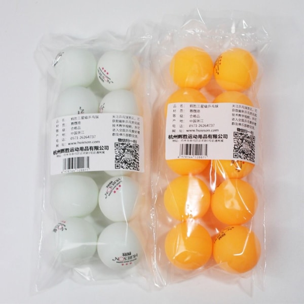 10 STK Bordtennisballer 3 Stjerner Ping Pong Ball GUL yellow