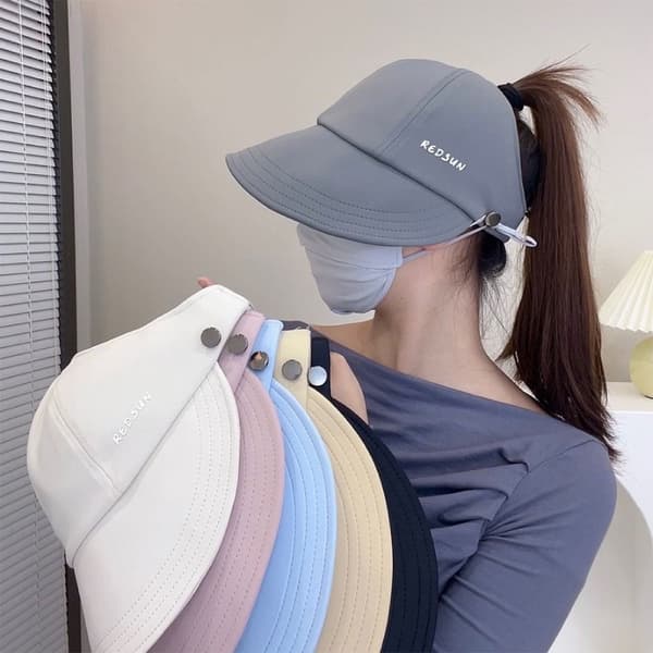 Summer Hat Hanging Mask BEIGE beige