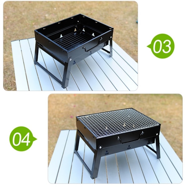 BBQ Grill Vikbar Kolgrill 35X27X20CM 35x27x20cm
