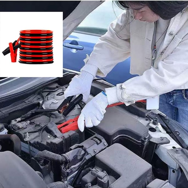 Booster/bygelkablar Bil Skåpbil Batteristartare 3M 3M 3m