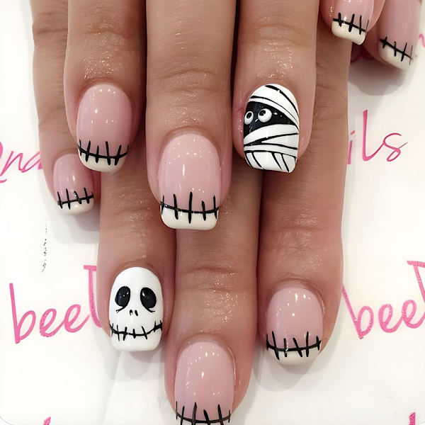 Halloween Fake Nails Ballerina False Nail 2 2 2