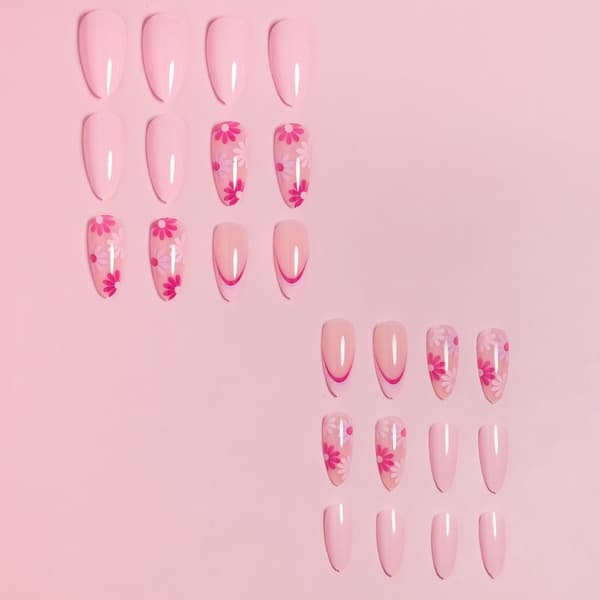 Almond Fake Nails False Nail 2 2 2
