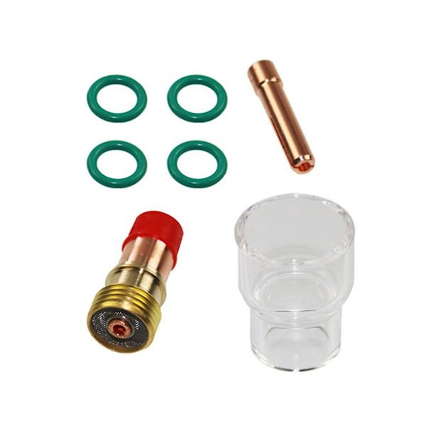7 st/ set #12 Pyrex glaskoppssats Tig svetsbrännare 4.0MM 4.0MM 4.0mm