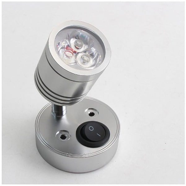 LED Væglampe Camper Van Lys SORT NEUTRAL LYS NEUTRAL LYS Black Neutral Light-Neutral Light