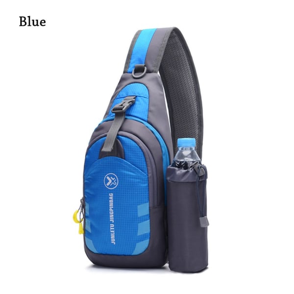 Unisex bröstväska Outdoor Sling Ryggsäck BLÅ blue