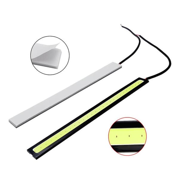 2 stk. Bil Interiør Lys Strips Lys Bar Lampe BLÅ BLUE