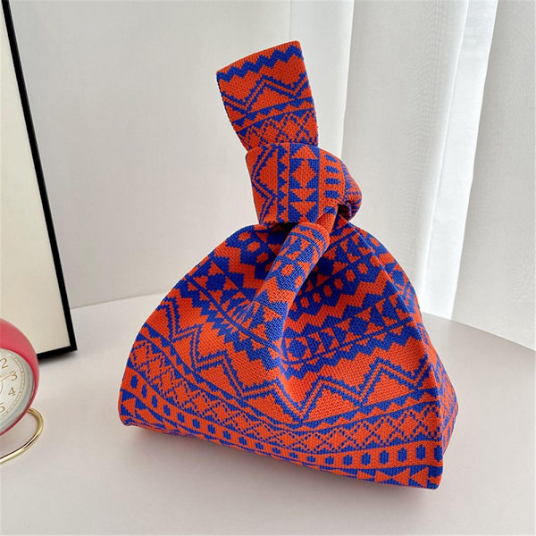 Strikket håndtaske Knot Wrist Bag SORT A A black A-A
