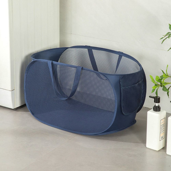 Kotitalouksien Pesula Estää Taitettava Pesukori NAVY BLUE2 NAVY navy blue2