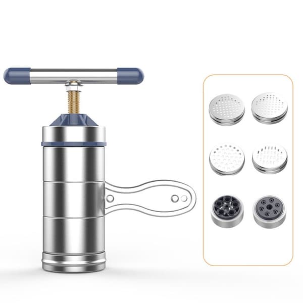 Manuel Nudel Pasta Maker Press Machine GRÅ grey