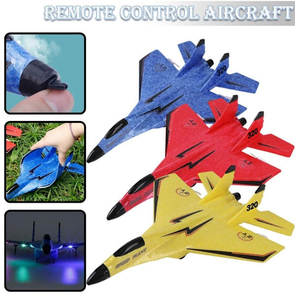 RC Glider Fjärrkontroll Flygplan BLÅ Blue