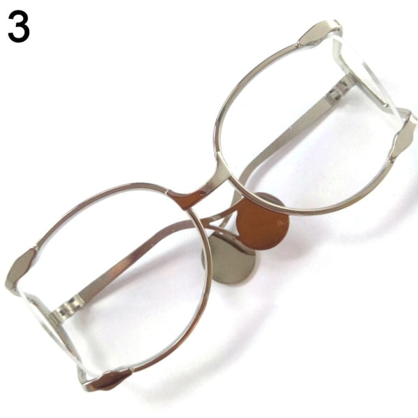 Søde runde stel Plys dukke briller 3 3 3