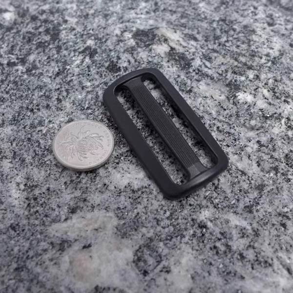 5 stk Tri Glide Slider Ladder Låsespænder SORT 3,8MM Black 3.8mm