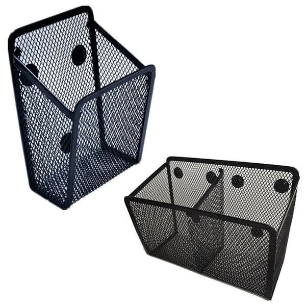 Metal Wire Mesh Box Makeup Oppbevaringsboks 2 RIST 2 RIST 2 grids