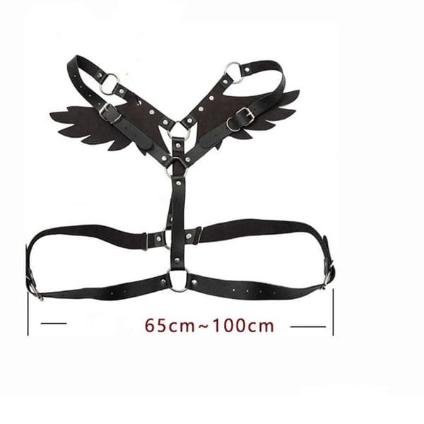 Midjebelte Angel Wing SVART black