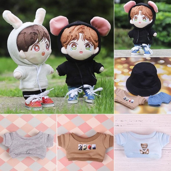 Handgjorda Doll Hoodies Doll Sweatshirt 5 5 5