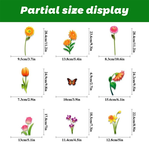 18 STK Window Stickers Statiske Stickers Window Clings
