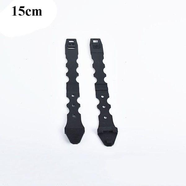 2stk Tactical Molle System Malice Clips SORT 15CM Black 15cm