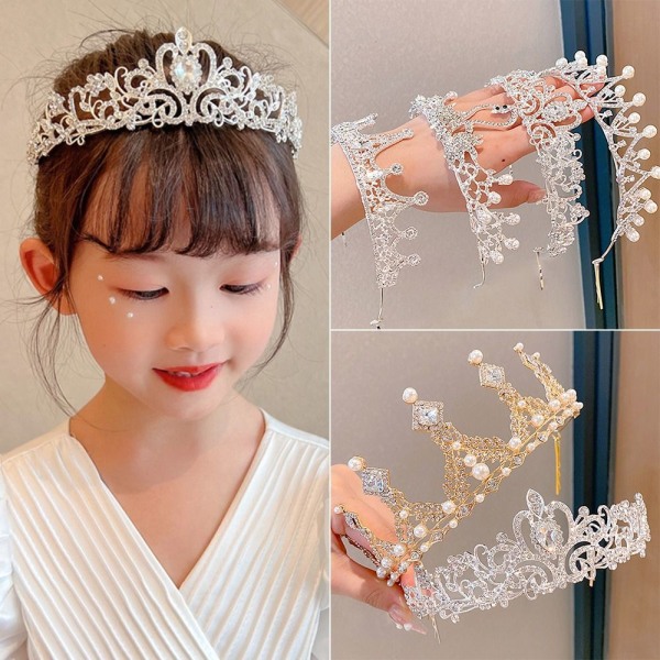 Princess Crown Tiaras Pannband STYLE 1 STYLE 1 Style 1