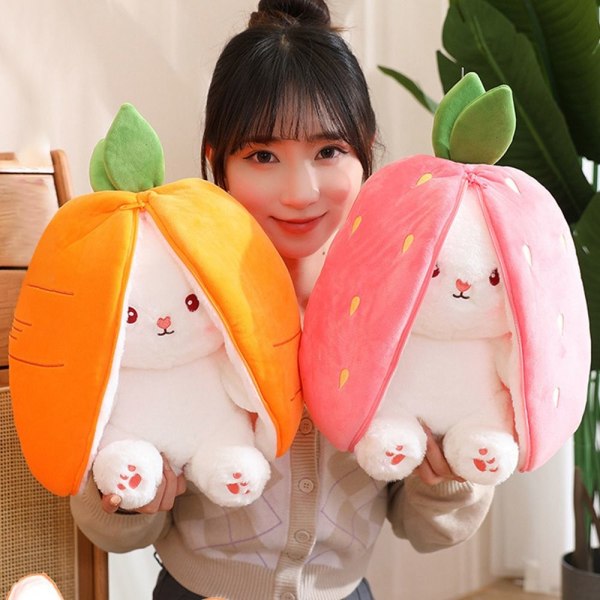 Bunny Gulerod Plyslegetøj Jordbærpude LCARROT BUNNY GULEROD LCarrot Bunny
