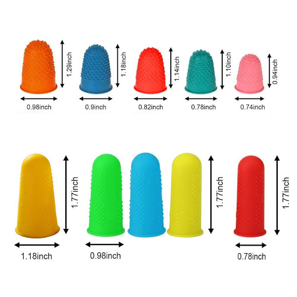5/20STK Fingersenger Partikkel Fingerspisstrekk LANG 5STK LANG long 5pcs