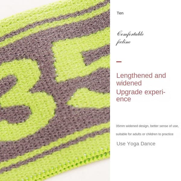 Elastisk Bånd Yoga Reb GRØN Green