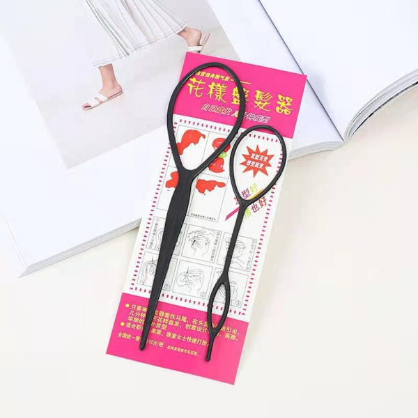 10 stk Hestehale Creator Plastic Loop Braid Maker 10Pcs