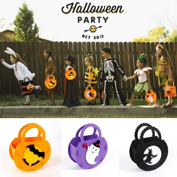 Halloween godteripose tøyveske E E E