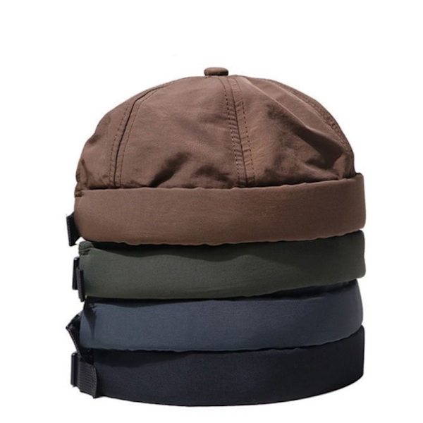 Brimless Hat Beanie Cap SORT black