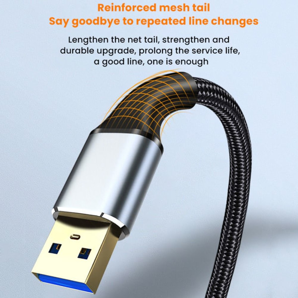 USB 3.0-kabel typ A hane till hane 3M 3m