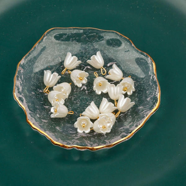 20 stk Pearl Bell Orkideer anheng DIY anheng C C C