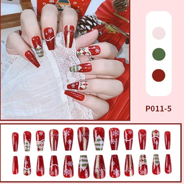 Christmas Fake Nails Christmas Nail Enhancement 01 01 01
