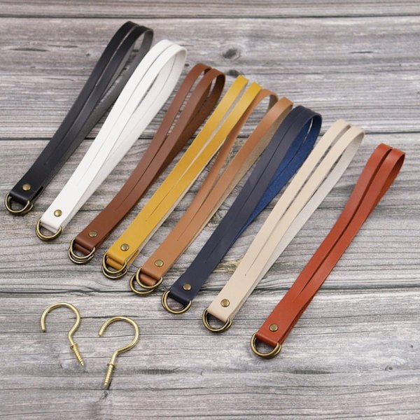 Gardinholder Rope Læder Tiebacks SORT black