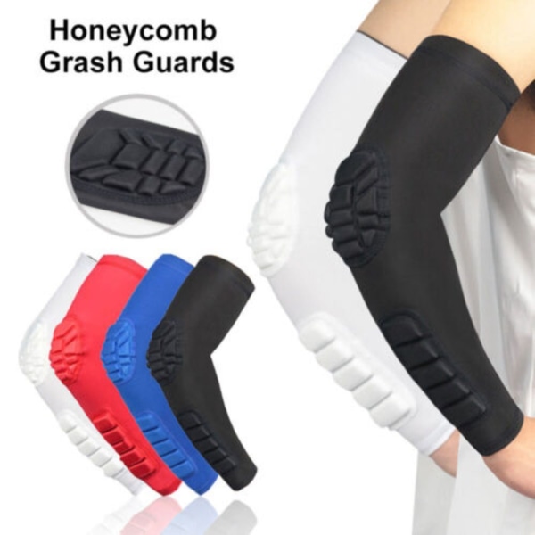 Basketball armærmer albuestøtte HVID M white M