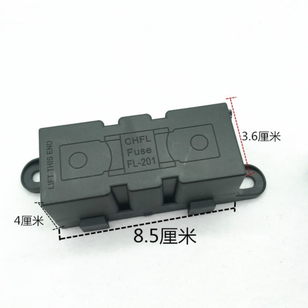 2 stk. stor flat sikringsholder bilbolt fast sikringsholder sikring