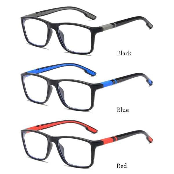 Anti-blått lys lesebriller firkantede briller BLÅ STYRKE Blue Strength 150