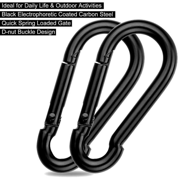 8 Stk Spring Snap Hooks Karabinhage Clip Quick Link Buckle Clip