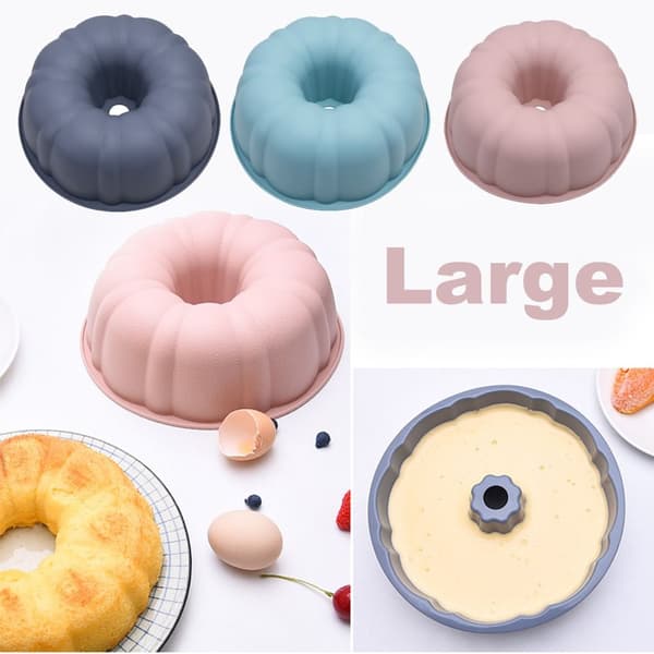 Bunte Kageform Silikone Bageform PINK pink