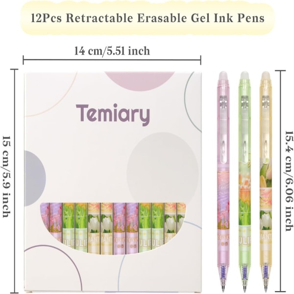 12 stk Cute Pens Novelty Pens Novelty Cute Ink Pens