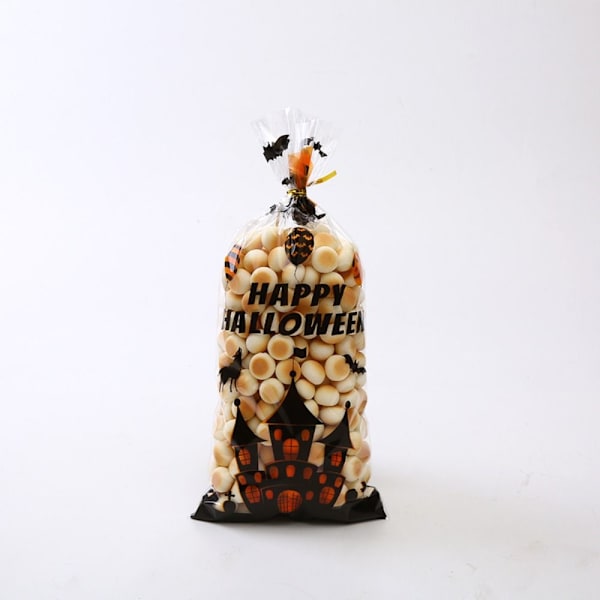 50stk Halloween Godteposer Godteri Cookies Bag GRESKIN GRESSPIN Pumpkin