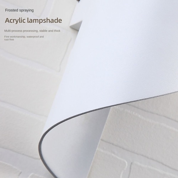 Spiral Design LED Væglampe Moderne Nordic Sconce Lampe HVID white cold white light-cold white light