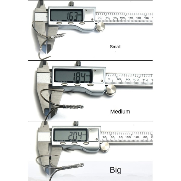 5 stk fiskekroge, fiske Triple ankerkrog S S