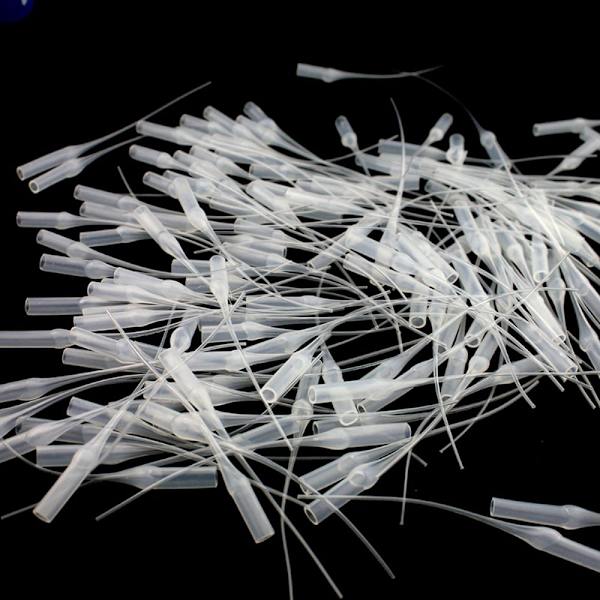 200st dropprör munstycke lim Micro-tips flask tips 200pcs