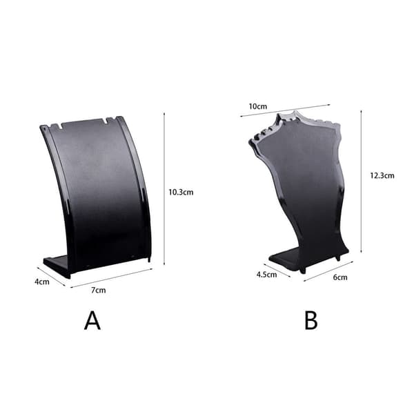 Halskæde Display Rack Smykkeholder SORT A A black A-A