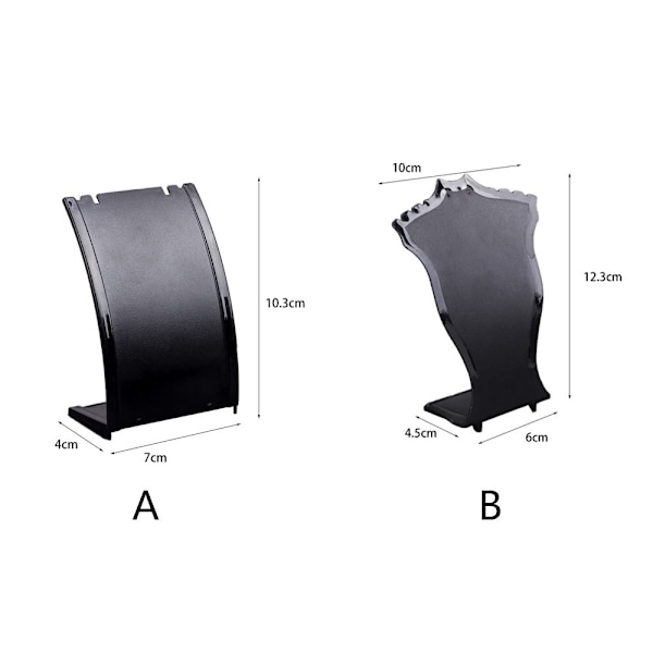 Halskjede Displaystativ Smykkeholder TRANSPARENT A A transparent A-A