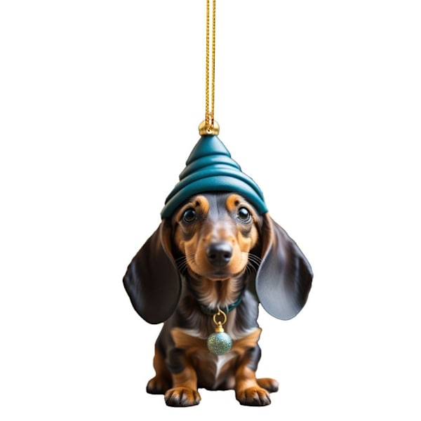 Heksehatt Hundeanheng Hund Juletrepynt C C C