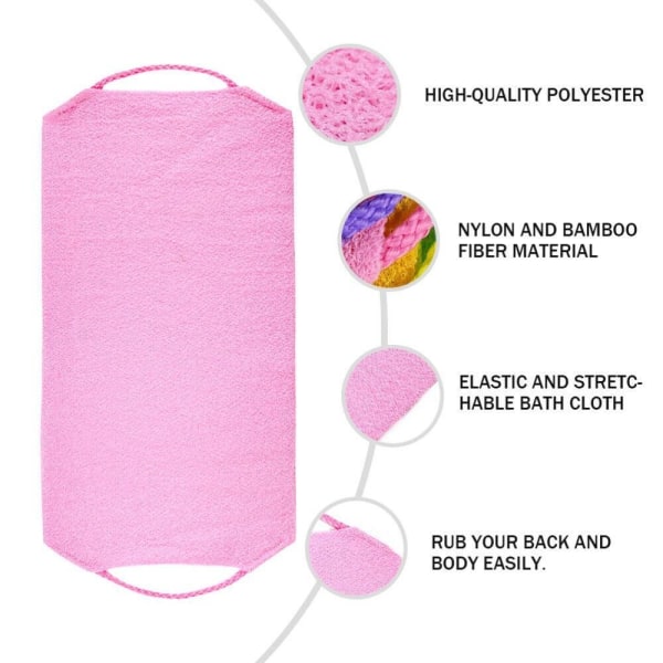 Bath Exfoliation Cloth Badebruseværktøj GUL yellow