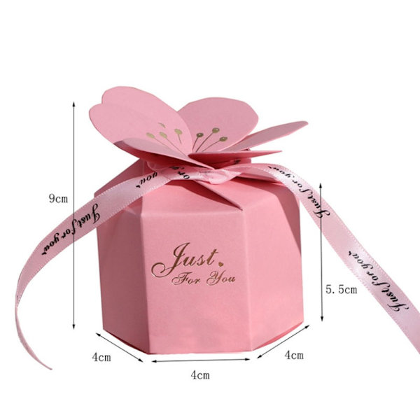 10 kpl Wedding Favor Box Suklaa karkkirasiat VIININ PUNAINEN Wine Red