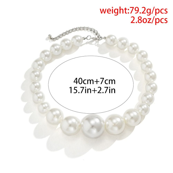 Pärlhalsband Örhänge Big Pearls Halsband ÖRHÄNGEN ÖRHÄNGEN Earring