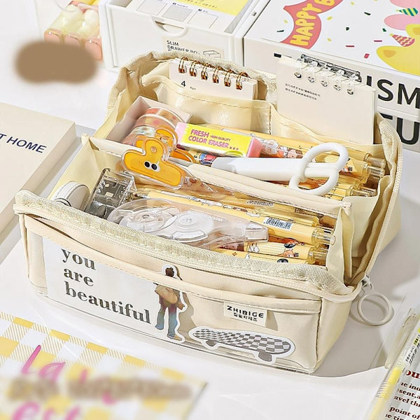 Pen Bag Penalhus HVID White