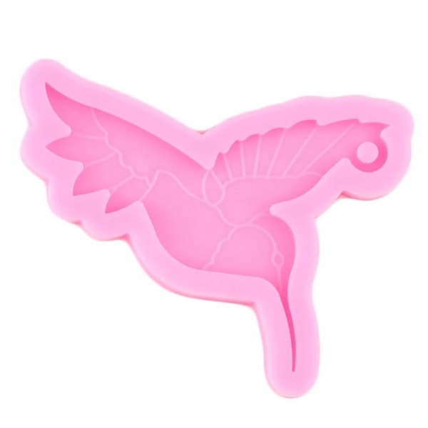 2 STK Resin Hummingbird Mold Nøglering Form Silikone Form